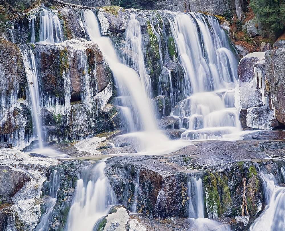 Katahdin Stream Falls, Baxter State Park, Millinocket, Maine, United States of America, North America