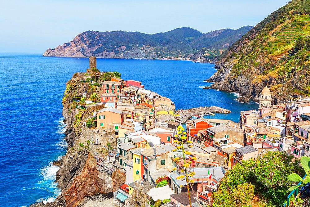 Vernazza, Cinque Terre, UNESCO World Heritage Site, Liguria, Italy, Europe