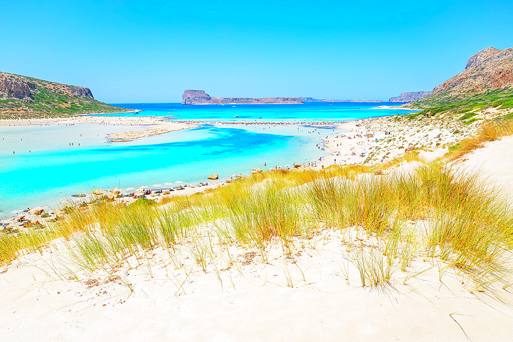 Balos Bay, Gramvousa Peninsula, Chania, Crete, Greece, Greek Islands, Europe