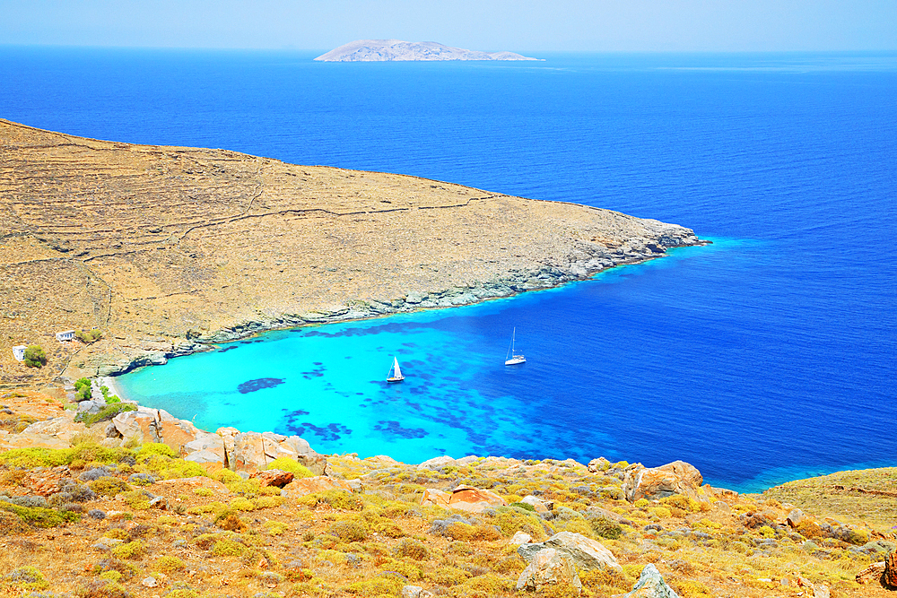 Kentarchos beach, Serifos Island, Cyclades, Greek Islands, Greece, Europe