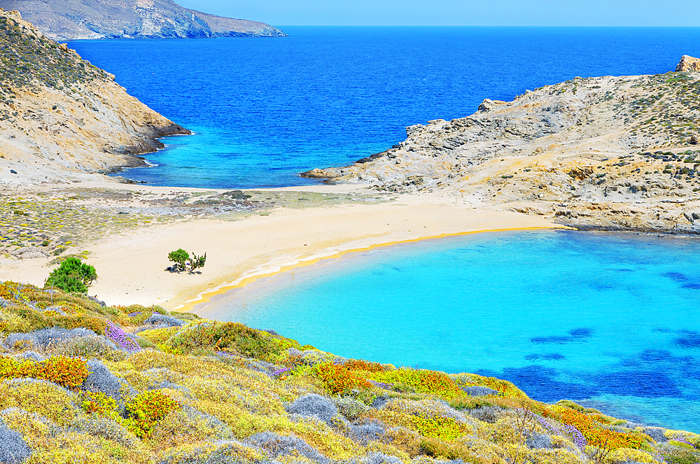 Agios Sostis beach, Serifos Island, Cyclades, Greek Islands, Greece, Europe