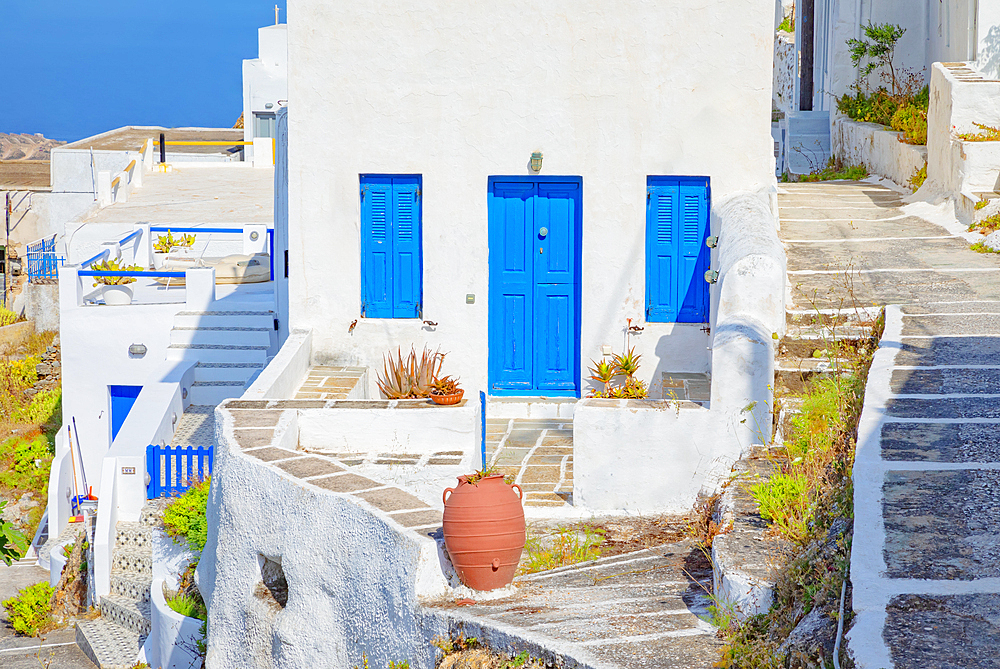 Traditional house, Chora, Serifos Island, Cyclades, Greek Islands, Greece, Europe