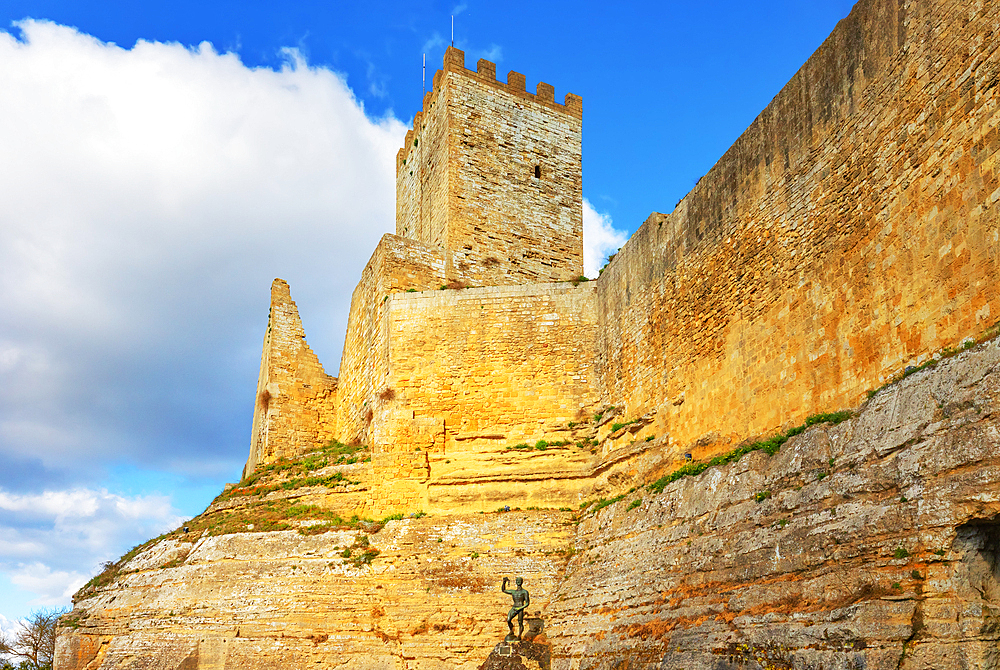 Lombardia Castle, Enna, Sicily, Italy, Mediterranean, Europe