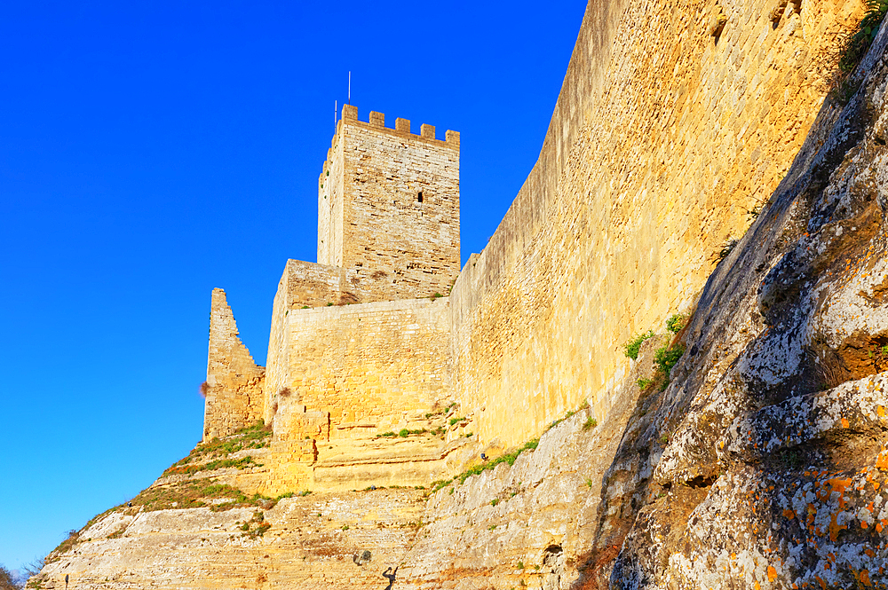 Lombardia Castle, Enna, Sicily, Italy, Mediterranean, Europe