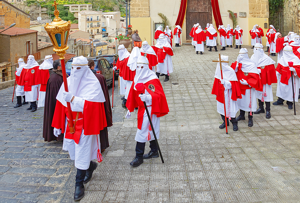 Good Friday procession, Enna, Sicily, Italy, Mediterranean, Europe