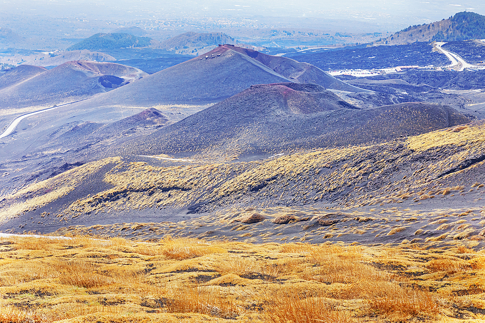 Crateri Silvestri view, Etna, UNESCO World Heritage Site, Etna, Sicily, Italy, Mediterranean, Europe