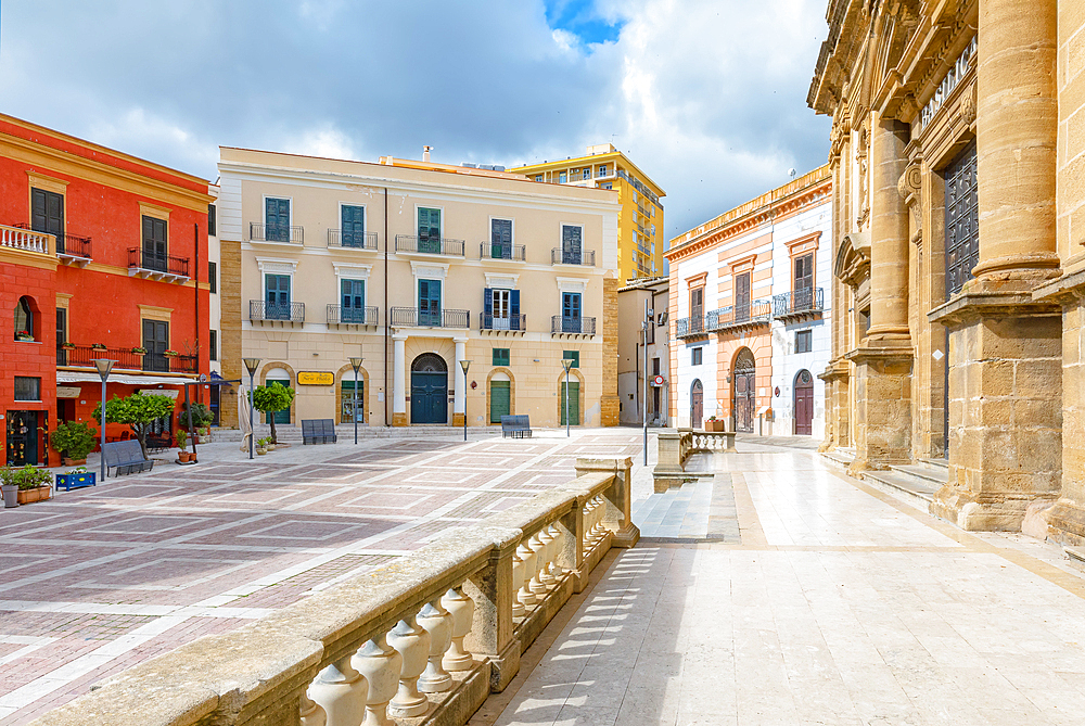 Piazza Duomo, Sciacca, Agrigento district, Sicily, Italy, Mediterranean, Europe