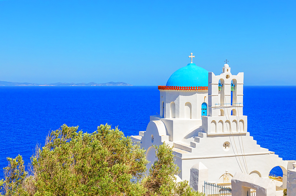 Panagia Poulati Monastery, Sifnos Island, Cyclades, Greek Islands, Greece, Europe