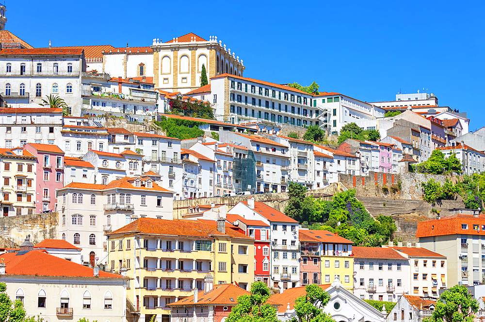 View of Coimbra old town, Coimbra, Coimbra district, Centro Region, Portugal, Europe