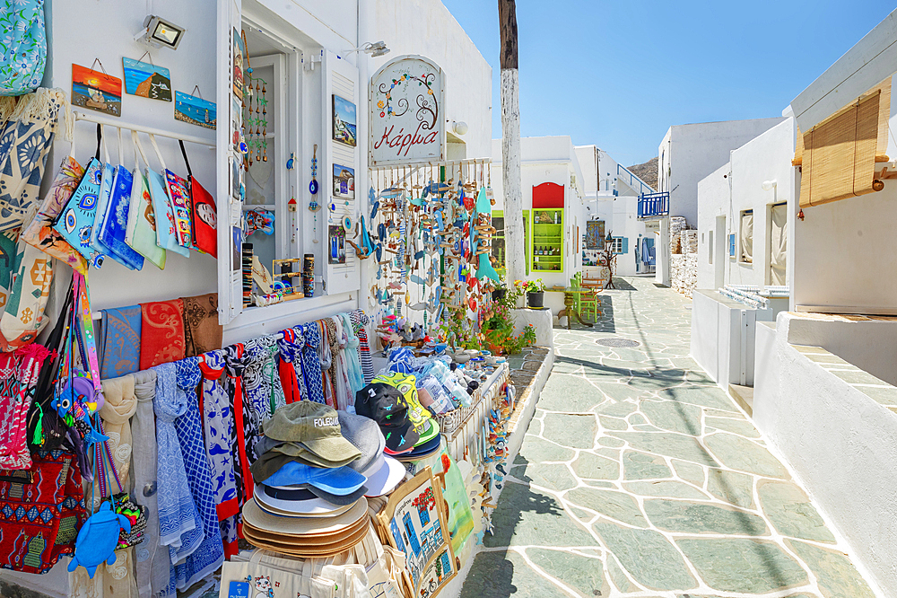 Souvenirs shop, Chora, Folegandros Island, Cyclades Islands, Greece