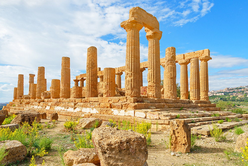 Temple of Juno, Valley of the Temples, Agrigento, Sicily, Italy