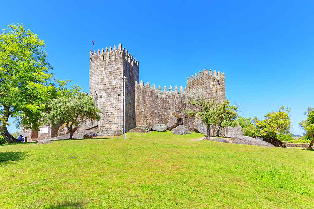 Guimaraes Castle, Guimaraes, Minho Region, Portugal