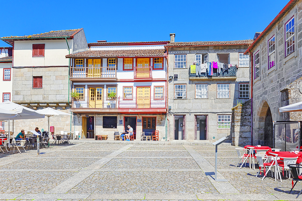 Praca de Santiago, Guimaraes, Minho Region, Portugal