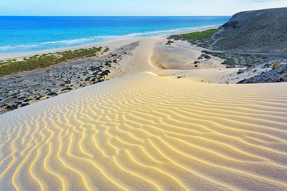 Sotavento Beach, Fuerteventura, Jandia, Canary Islands, Spain
