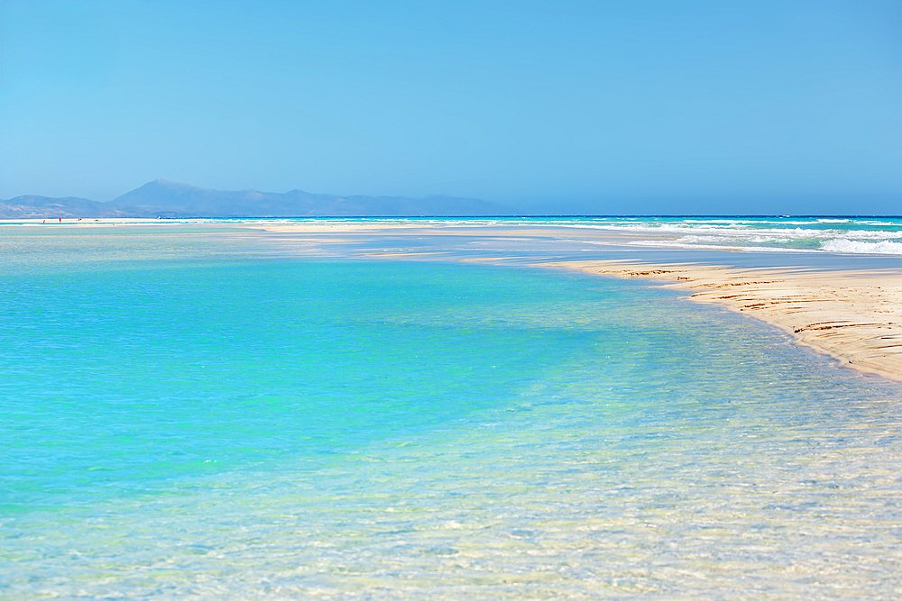 Sotavento Beach, Fuerteventura, Jandia, Canary Islands, Spain