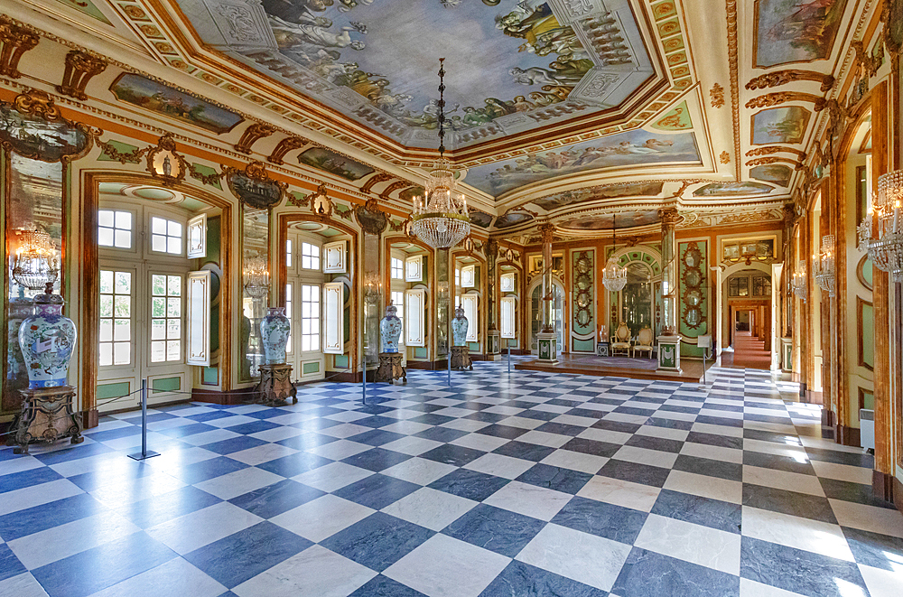 The Ambassadors Room, Queluz National Palace, Queluz, Lisbon, Portugal