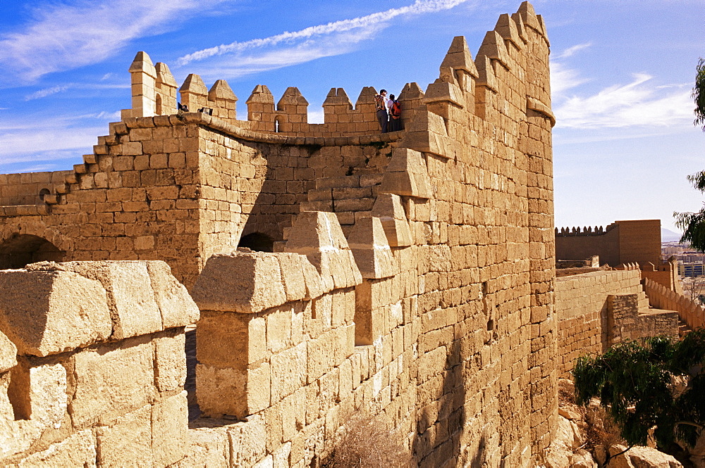 Tower (Tercer Recinto), Alcazaba, Almeria, Andalucia, Spain, Europe