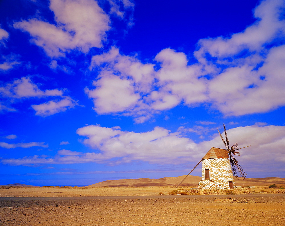 Old Windmill near Tefia, Fuerteventura, Canary Islands, Spain