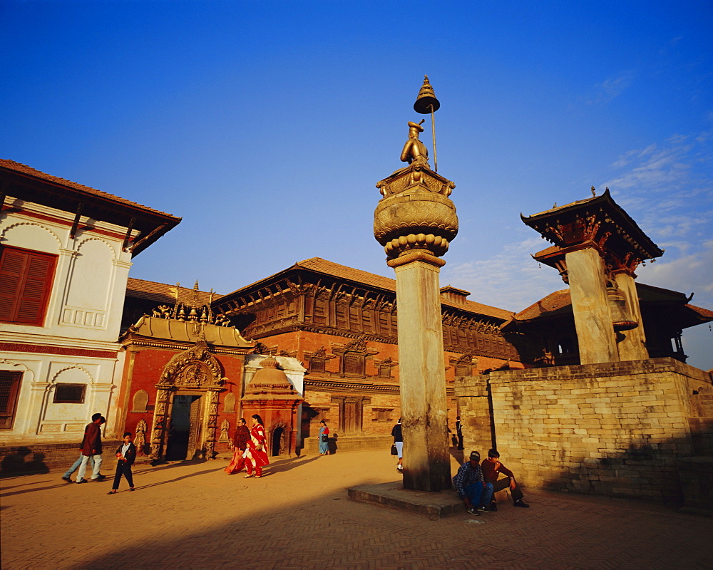 View of Durbar Square, Bhaktapur,Nepal, Asia