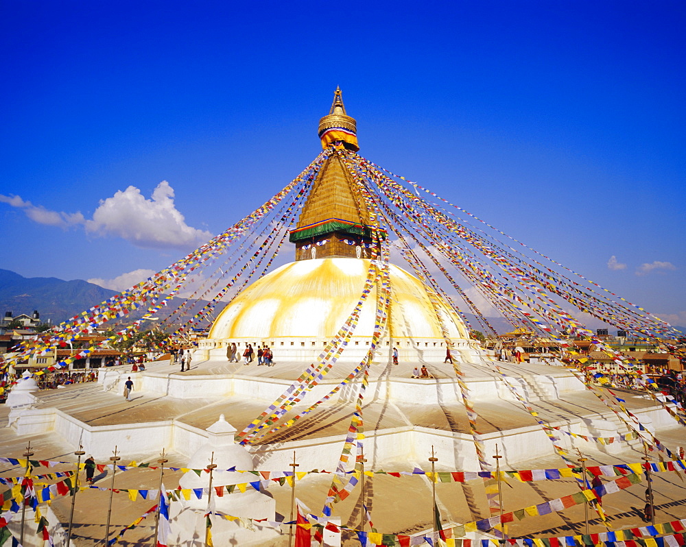 Buddhist Stupa, Bodnath, Katmandu, Nepal 