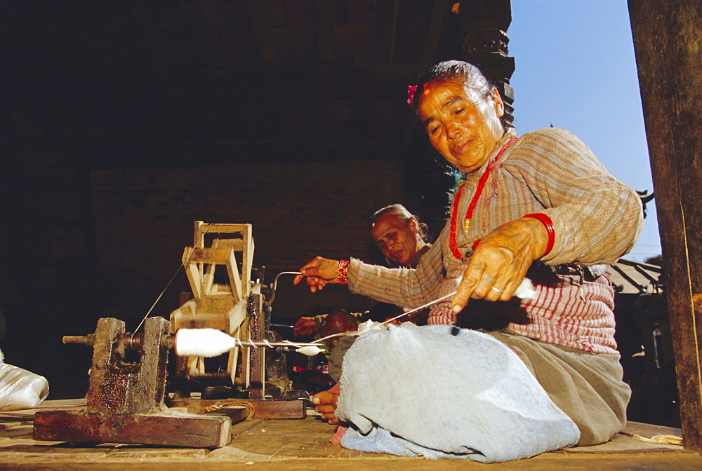 Women sewing, Bhaktapur, Nepal