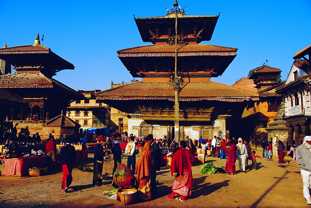 Market in Durbar Square, Patan, Nepal