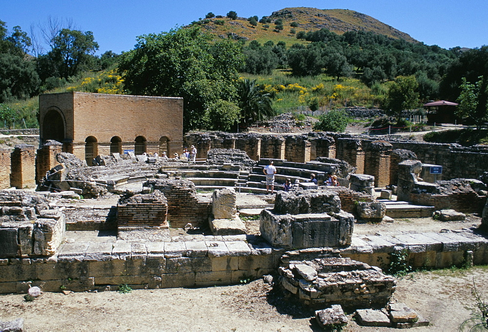 Ancient ruins at Gortyn, island of Crete, Greece, Mediterranean, Europe