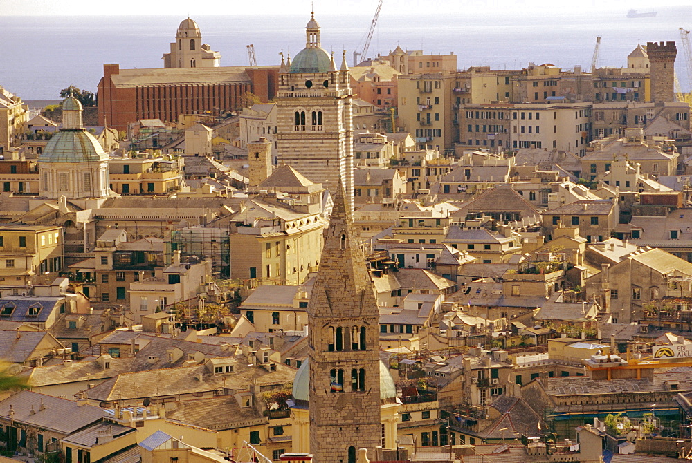 View of the old city, Genoa (Genova), Italy