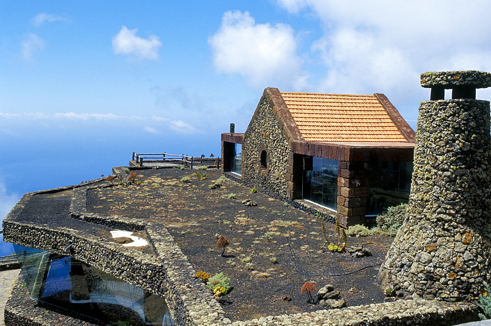 Restaurant designed by Cesar Manrique at El Mirador de la Pena, El Hierro, Canary Islands, Spain, Atlantic, Europe