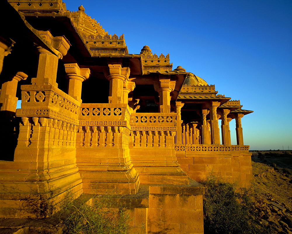 Bada Bagh Chhatris, Jaisalmer, Rajasthan state, India, Asia