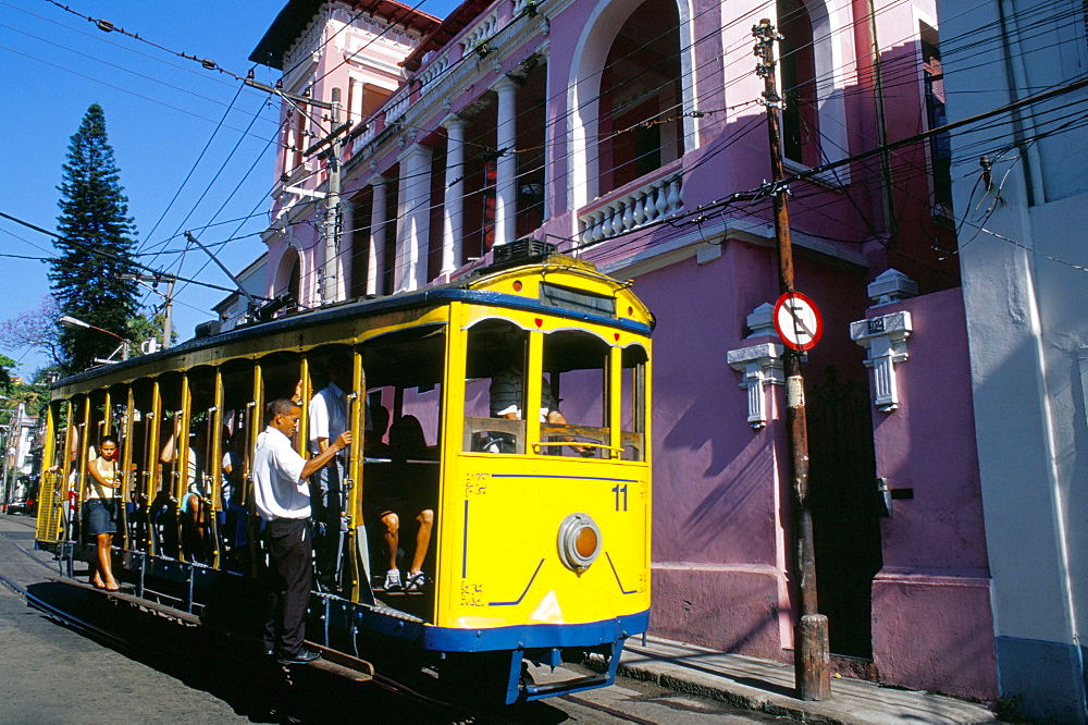 Santa Teresa Bondinho (tram), Rio de Janeiro, Brazil, South America