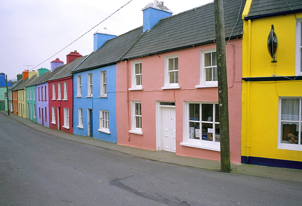 Eyeries village, Beara peninsula, County Cork, Munster, Eire (Ireland), Europe