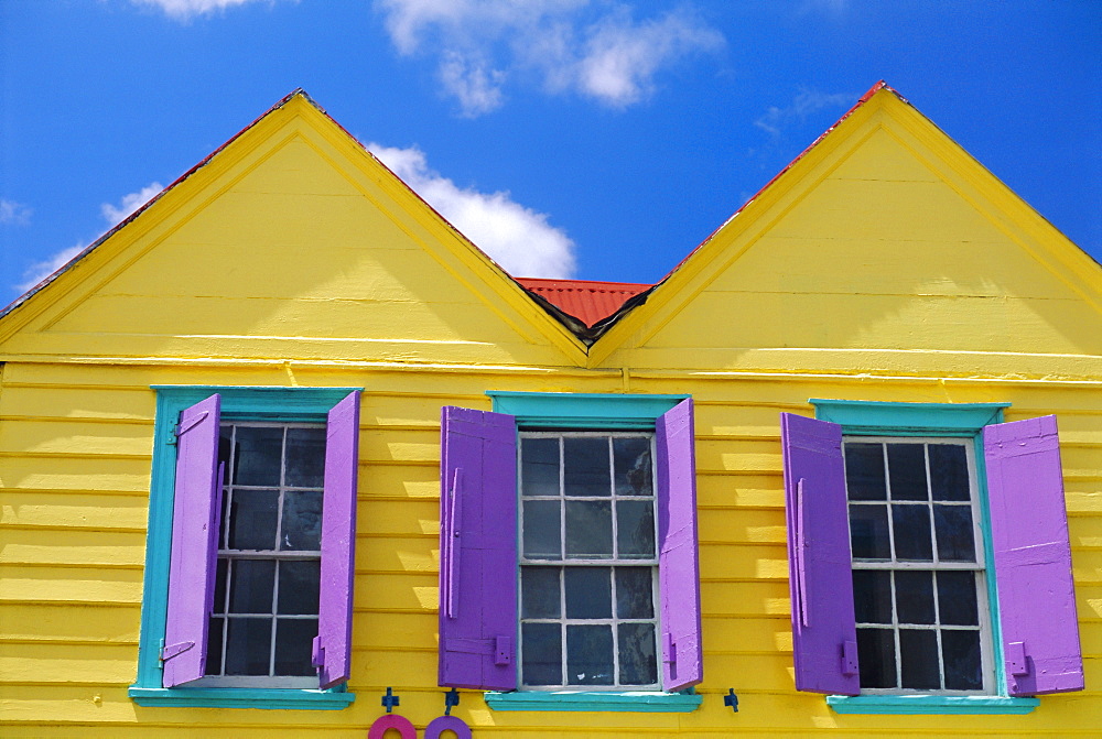 Colourful building, St. John's, Antigua, West Indies 