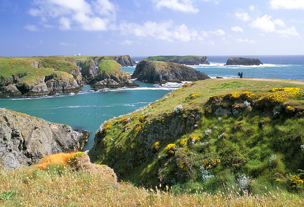 Port Goulphar, Belle Ile en Mer, Breton Islands, Morbihan, Brittany, France Europe