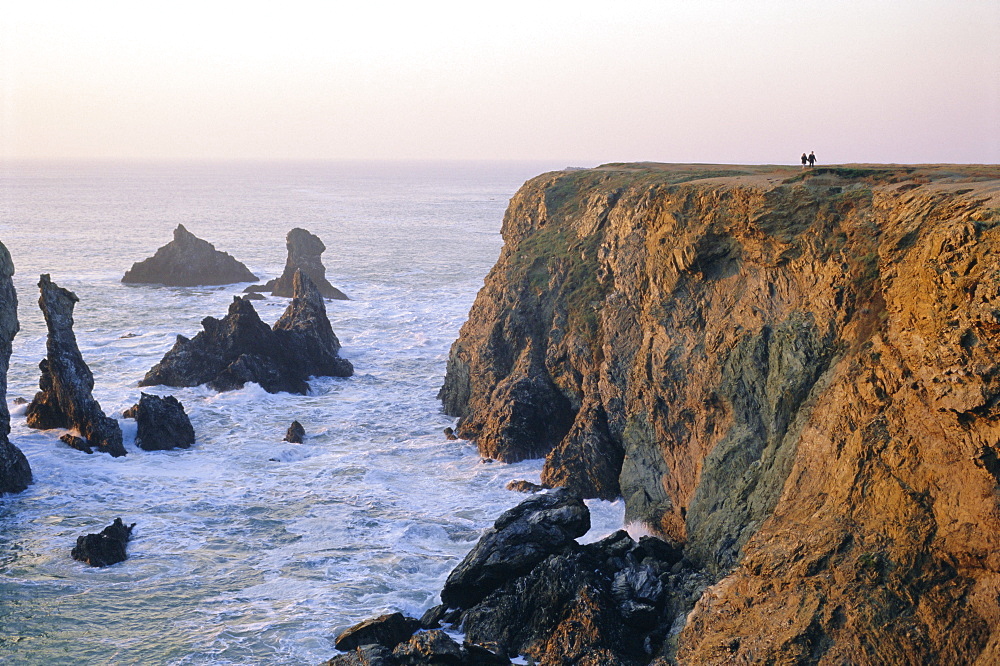 Les Aiguilles de Port Coton, Belle-ile-en-Mer, Breton islands, Morbihan, Brittany, France