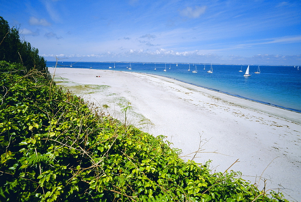 Plage des Grands Sables, Ile de Groix, Breton Islands, Morbihan, Brittany, France