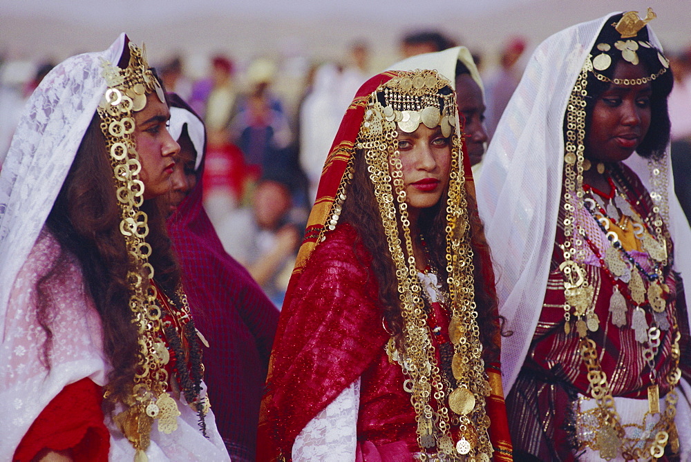 Traditional berber wedding, Tataouine Oasis, Tunisia, North Africa