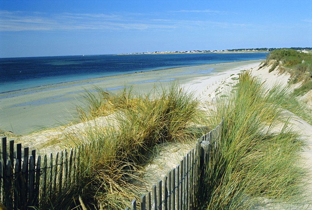 Luzeronde beach and Pointe de l'Herbaudiere, Noirmoutier-en-Ile, Island of Noirmoutier, Vendee, France