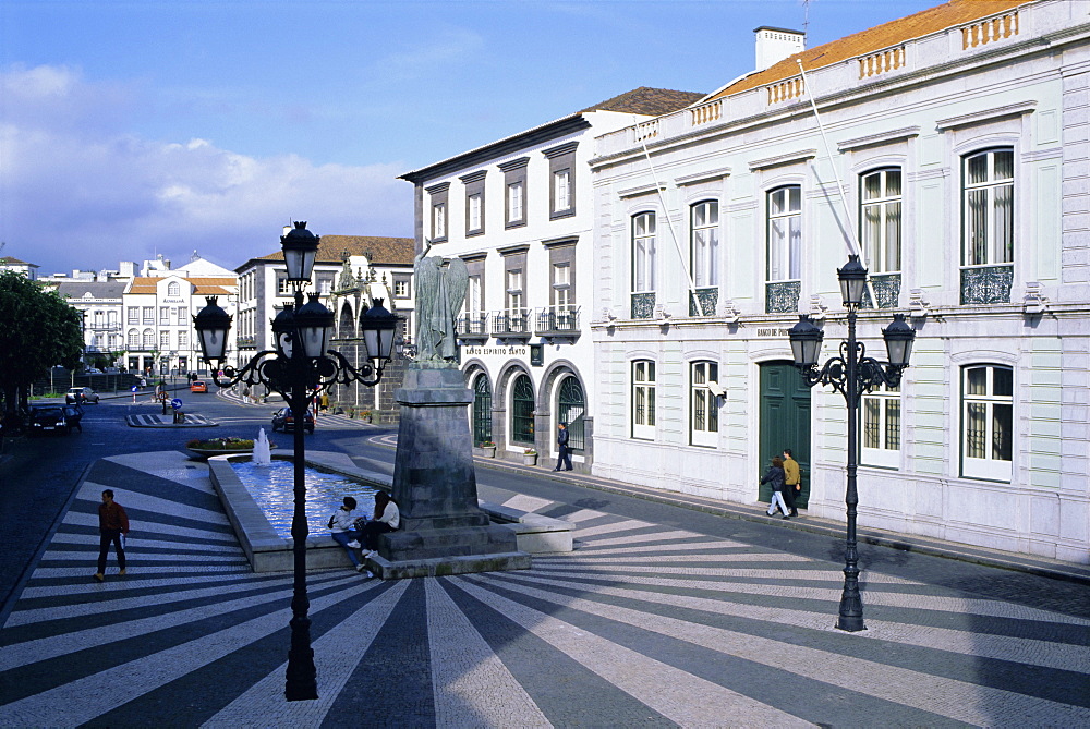 Town of Ponta Delgada, Sao Miguel Island, Azores, Portugal, Europe, Atlantic Ocean