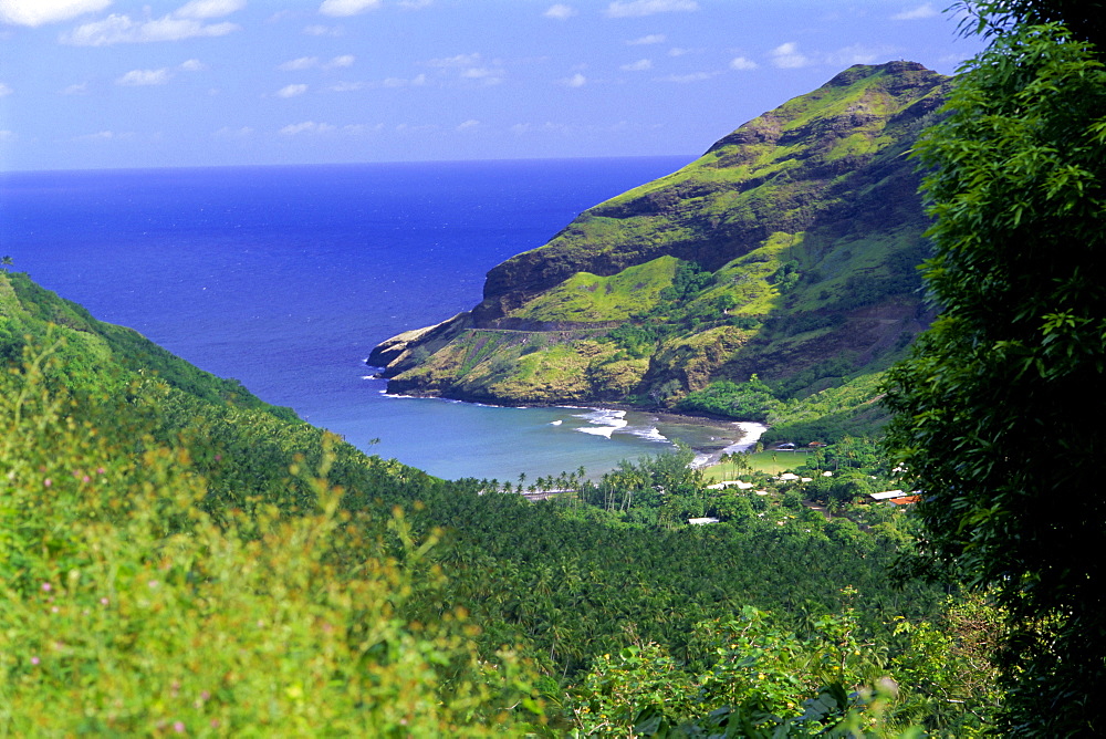 Hane Bay, Ua Huka Island,  Marquesas Islands archipelago, French Polynesia, South Pacific Islands, Pacific