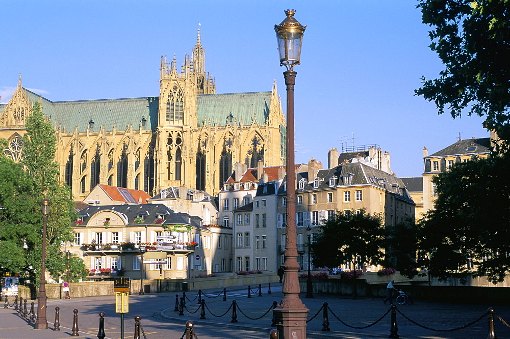 St. Etienne cathedral, Metz, Moselle, Lorraine, France, Europe