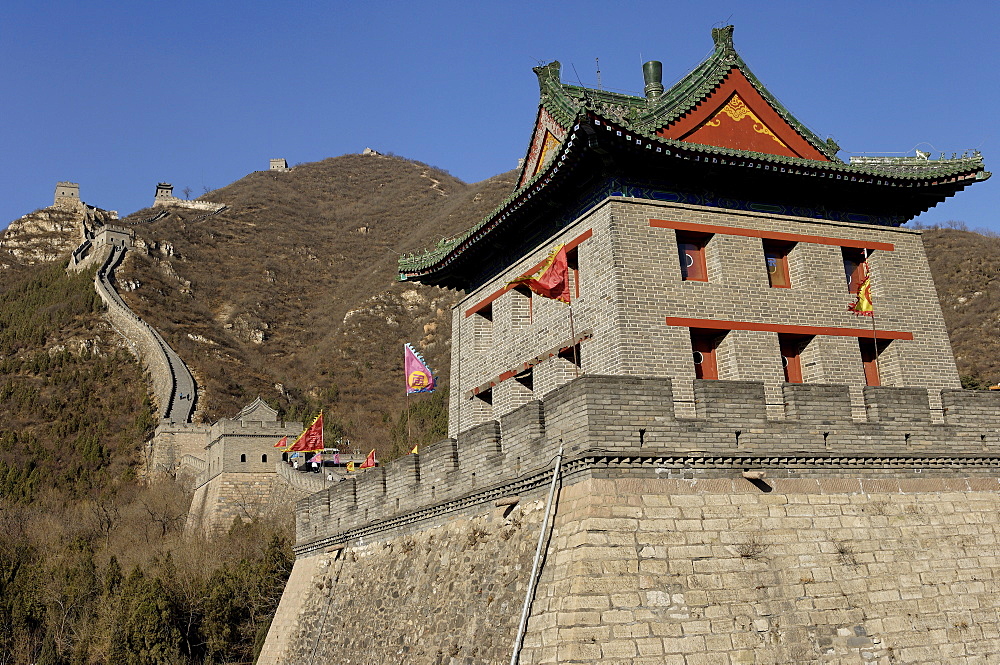 The Great Wall of China, UNESCO World Heritage Site, at Juyongguan Pass, 50km from Beijing, China, Asia