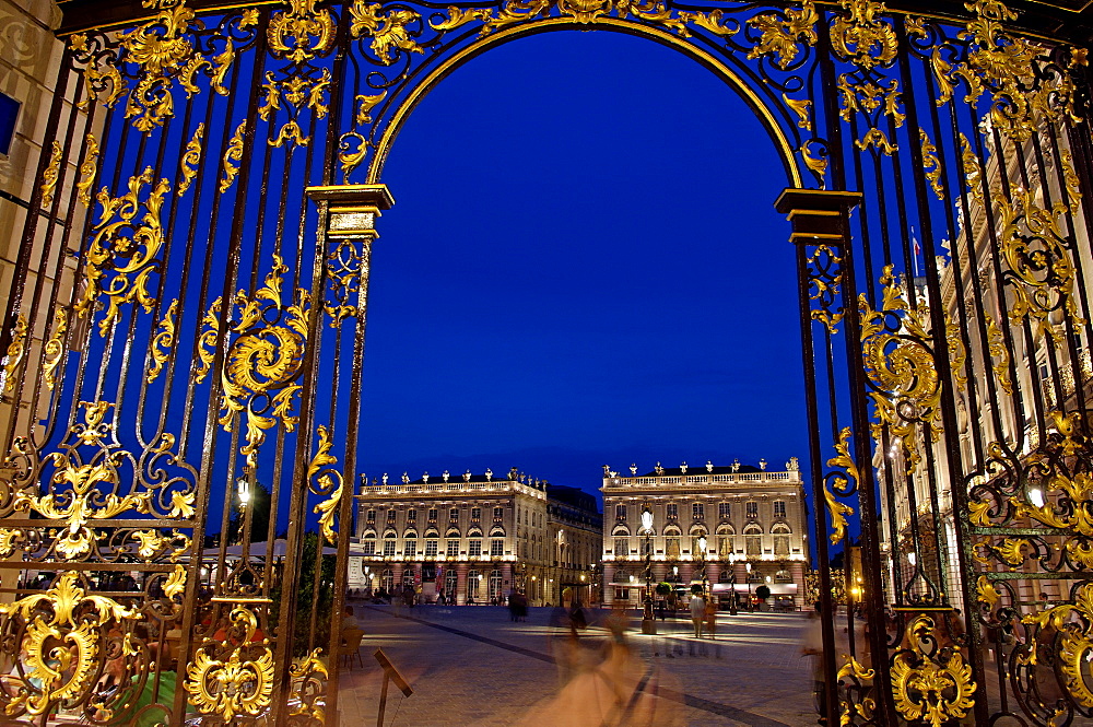 Place Stanislas, formerly Place Royale, built by Stanislas Leszczynski, King of Poland in the 18th century, UNESCO World Heritage Site, Nancy, Meurthe et Moselle, Lorraine, France, Europe