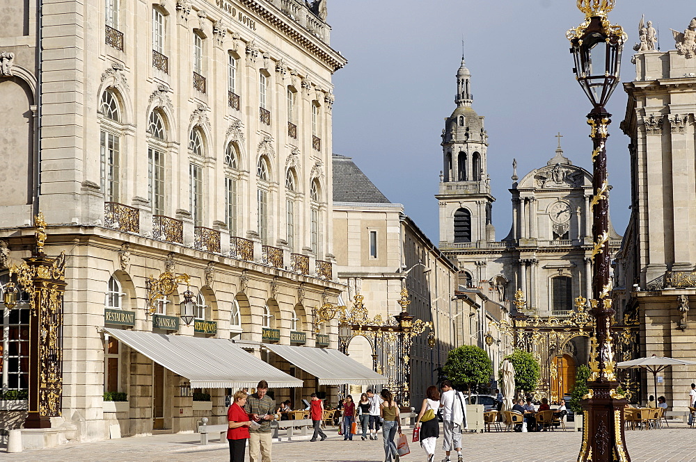 Place Stanislas, formerly Place Royale, built by Stanislas Leszczynski, King of Poland in the 18th century, UNESCO World Heritage Site, Nancy, Meurthe et Moselle, Lorraine, France, Europe