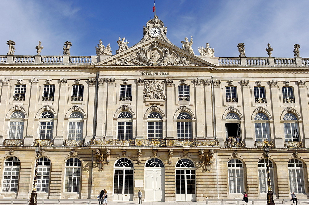 Place Stanislas, formerly Place Royale, built by Stanislas Leszczynski, King of Poland in the 18th century, UNESCO World Heritage Site, Nancy, Meurthe et Moselle, Lorraine, France, Europe