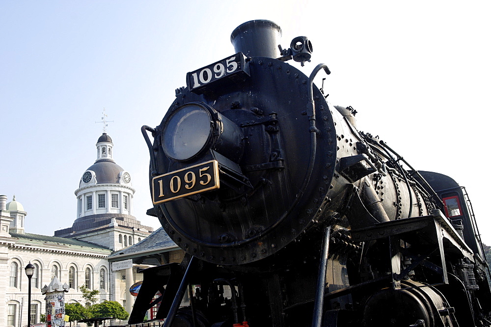 The Spirit of Sir John A, CPR Engine 1095 built by Canadian Locomotive Company in 1913, Kingston, Ontario, Canada, North America