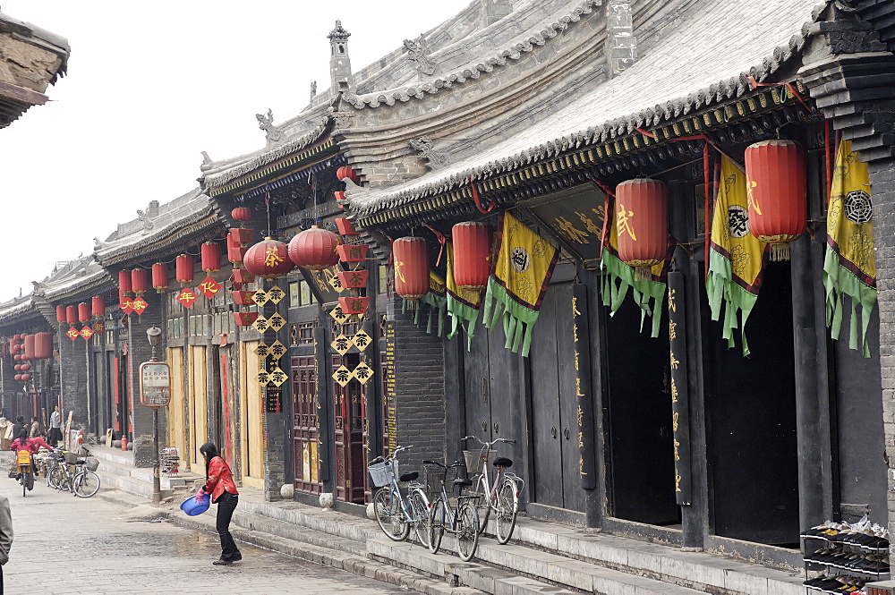 Pingyao, a historic city preserved as it was in the Qing Dynasty, UNESCO World Heritage Site, Shanxi, China, Asia