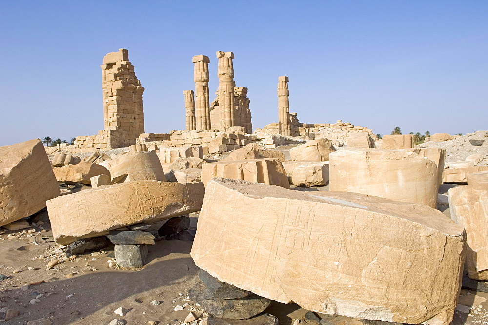 The temple of Soleb built during the reign of Amenophis III, Soleb, Nubia, Sudan, Africa