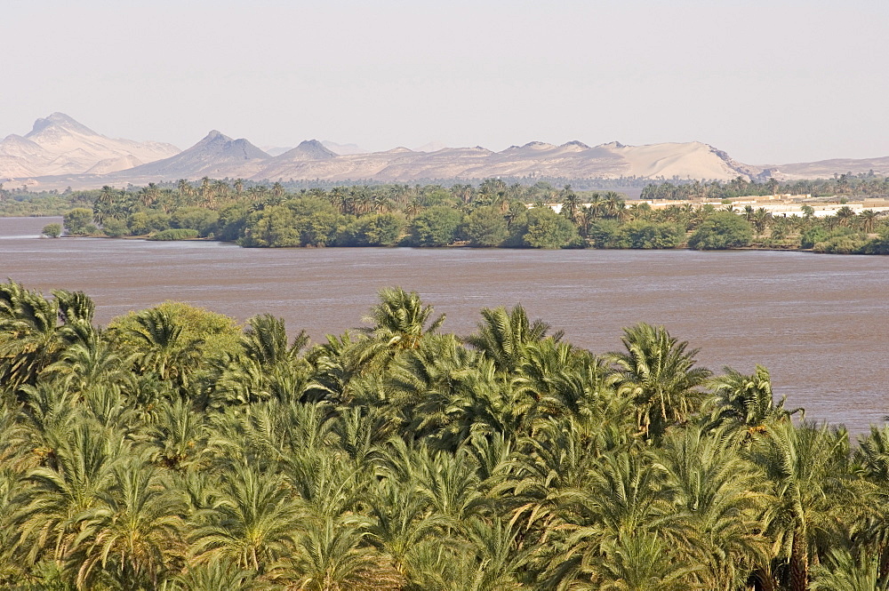 The oasis of Sesibi, founded in the XVIIIth dynasty, 3rd cataract of the River Nile, Nubia, Sudan, Africa