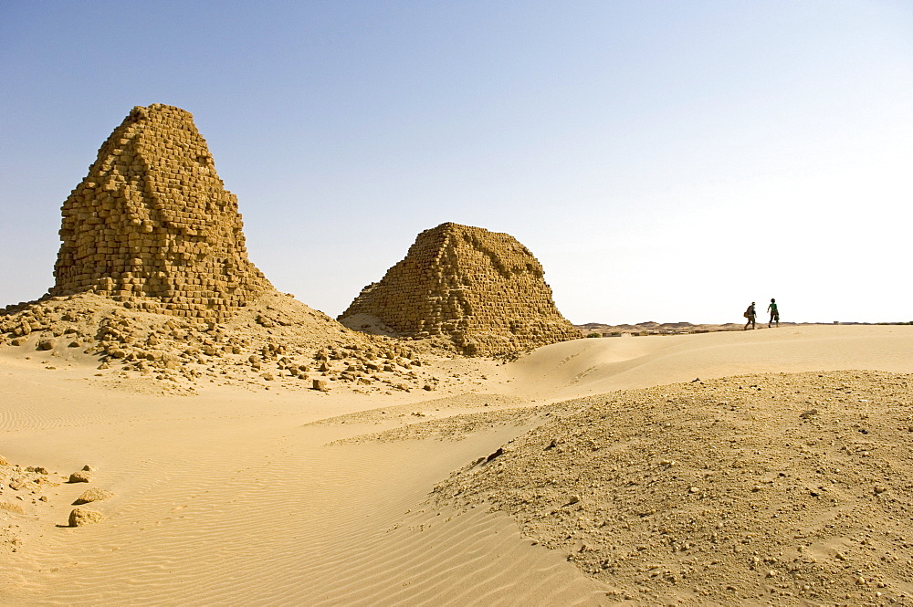 Pyramids of Nuri, Kingdom of Meroe, Sudan, Africa